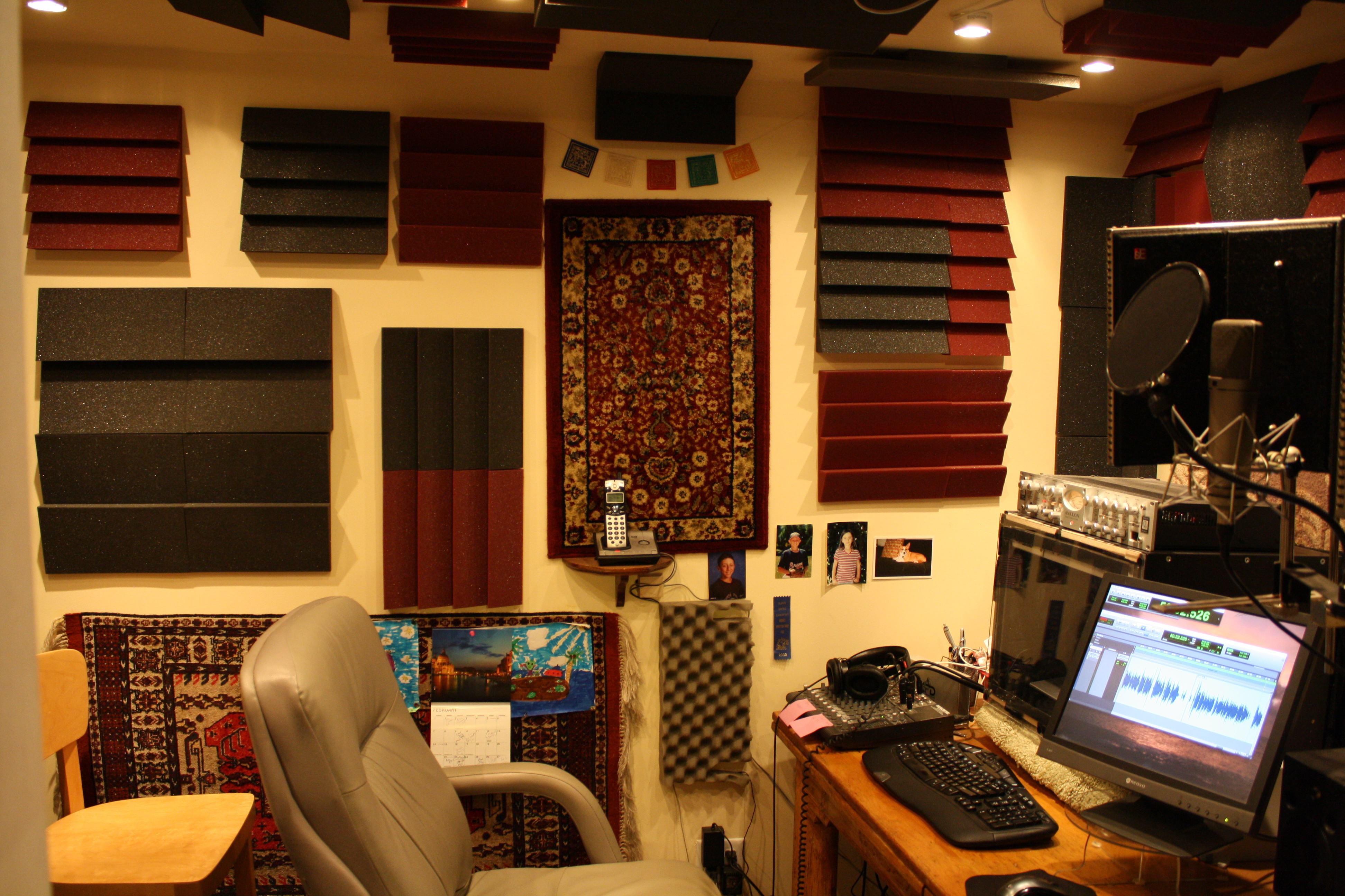 Kitchen Lighting and Basement Sound Studio